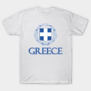 Greece  - Coat of Arms Design T-Shirt